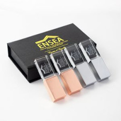Rose Gold Metallic Flash Drive