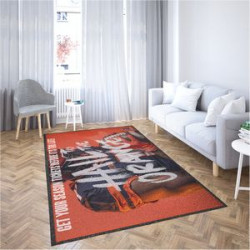 Custom Logo Mats Rubber Backing Heavy Duty 3x5FT