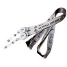 Bulldog Clip Lanyard with Plastic Badge and Card Pouch