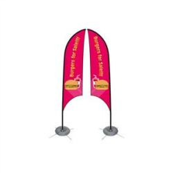Double Sided Shark Flag - Small