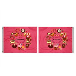 Double Sided Full Color Flag - 5' x 8'
