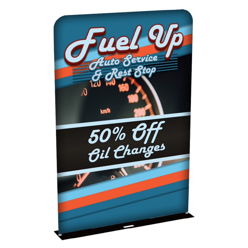 5'x7.5 ft Premium Wave Stand Single Side