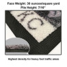Custom Logo Mats Rubber Backing Heavy Duty 6x12FT