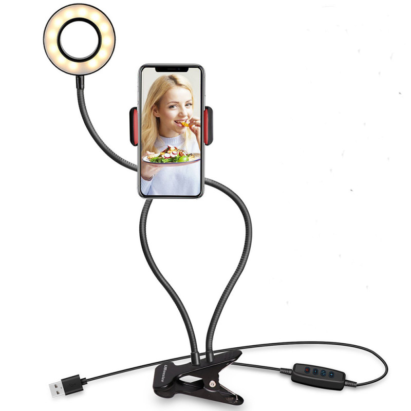 Adjustable LED Ring Light - Phone Accessory