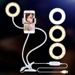 Adjustable LED Ring Light - Phone Accessory