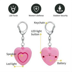Heart Alarm Keychain