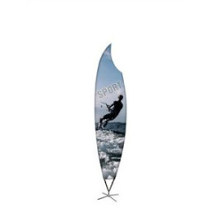 Sailing Flag - Moon-Single side with heavy duty cross stand