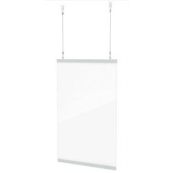 Clear Hanging Shield 28x22