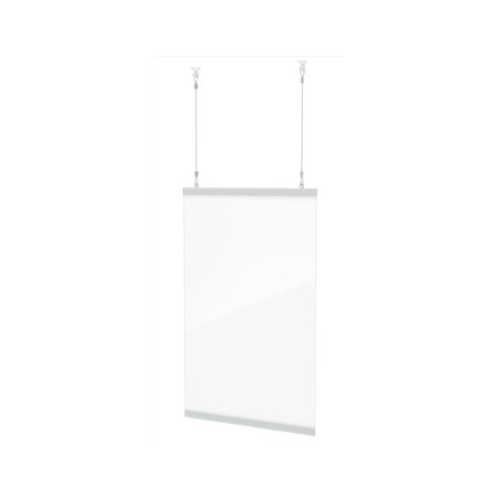Clear Hanging Shield 28x22