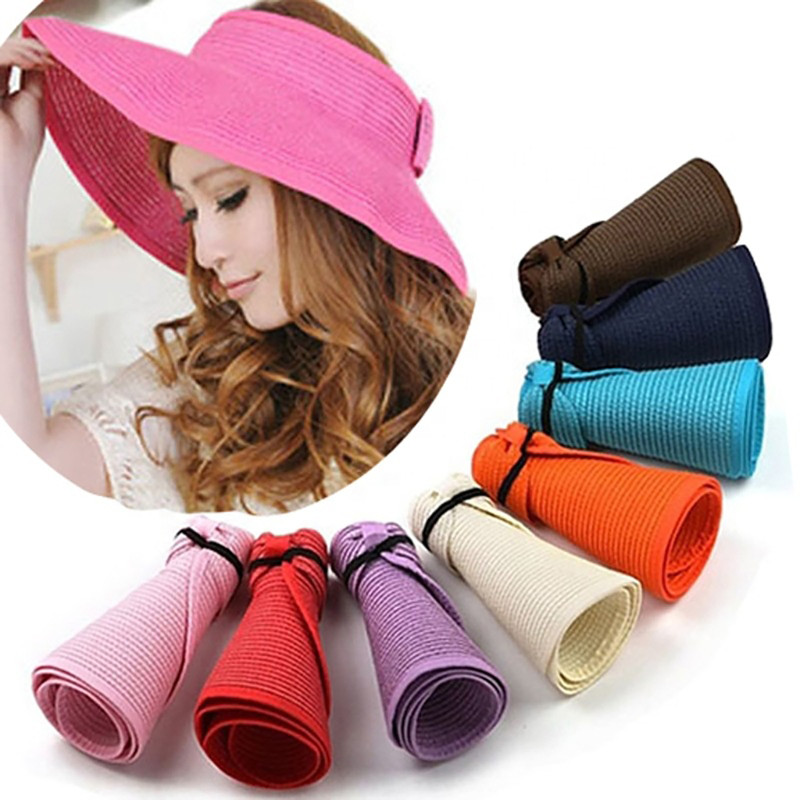 Women's Wide Brimmed Straw Cap