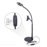 360 Rotating LED Ring Light with Phone Holder