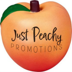 Peach Shaped Stress Ball