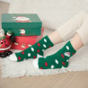 Custom Fuzzy Jacquard Design Socks