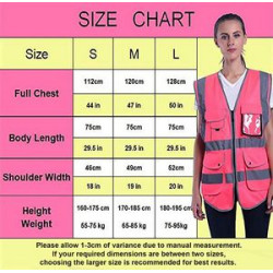 Hi-Vis Pink Safety Vest