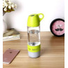Water bottle Bluetooth speaker with mini compass