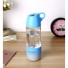 Water bottle Bluetooth speaker with mini compass