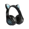 Lovely Cat Ear LED Flash Light Bluetooth Headphone