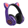 Lovely Cat Ear LED Flash Light Bluetooth Headphone