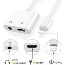 2 in 1 Audio/Charger Splitter for Devices