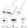 2 in 1 Audio/Charger Splitter for Devices