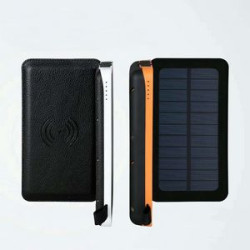 Solar Powered Wireless Charging Power Bank