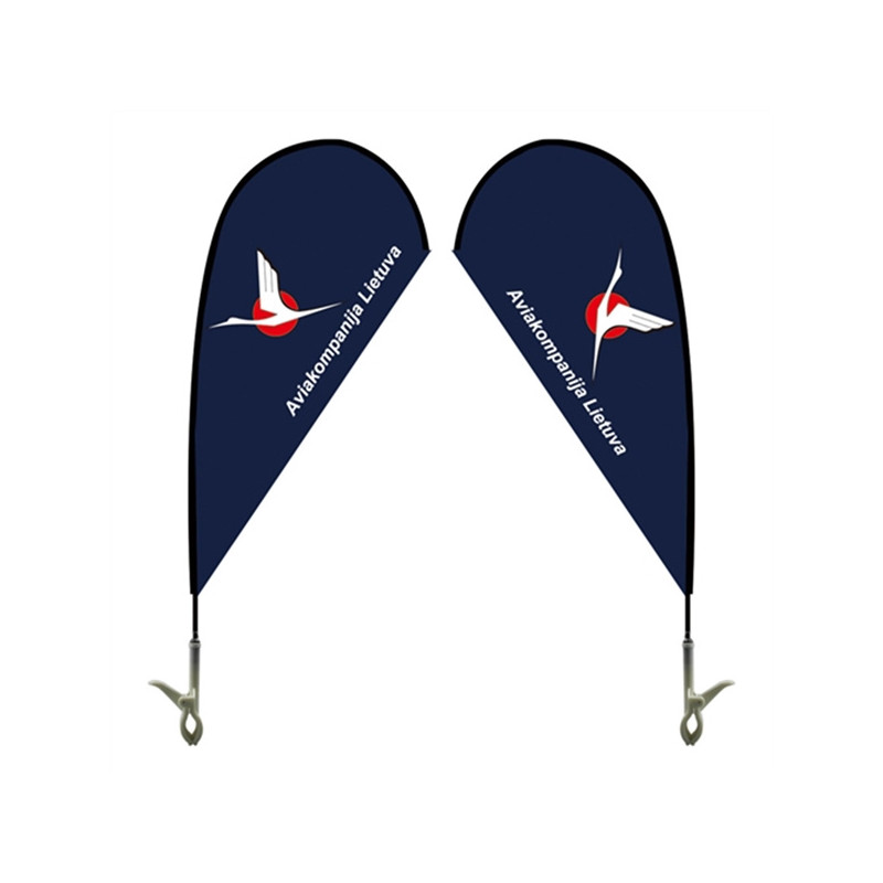 Mini Teardrop Flag - Double Sided Clip(50pcs)