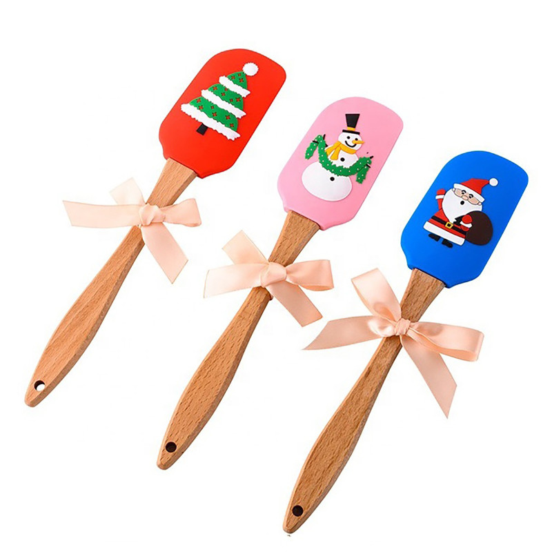 Christmas Kitchenware Silicone Cake Spatula