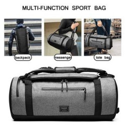 Waterproof Weekender Duffle Bag with Shoe Compartment