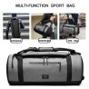 Waterproof Weekender Duffle Bag with Shoe Compartment