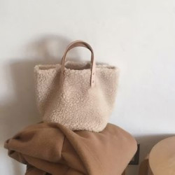 Plush Sherpa Tote