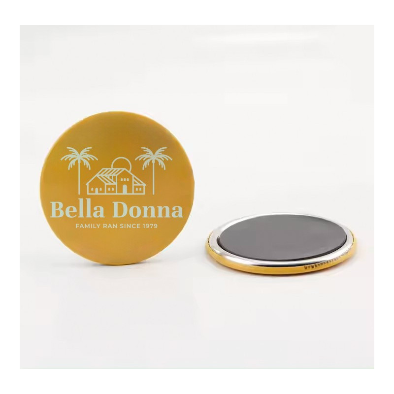1-3/4 Diam Round Button w/ Magnet
