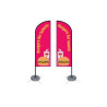 Double Sided Feather Flag - Small