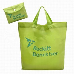Foldable Tote Bag w/ Snap Closure