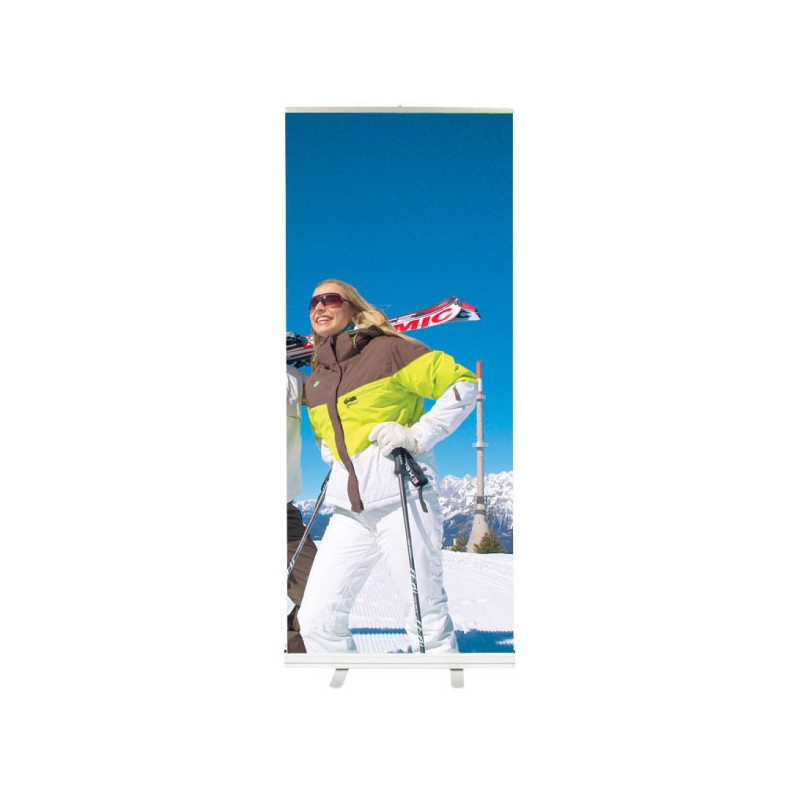 Economy Retractable Banner Stand 33.5" x 78"