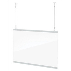 Clear Hanging Shield 56x22