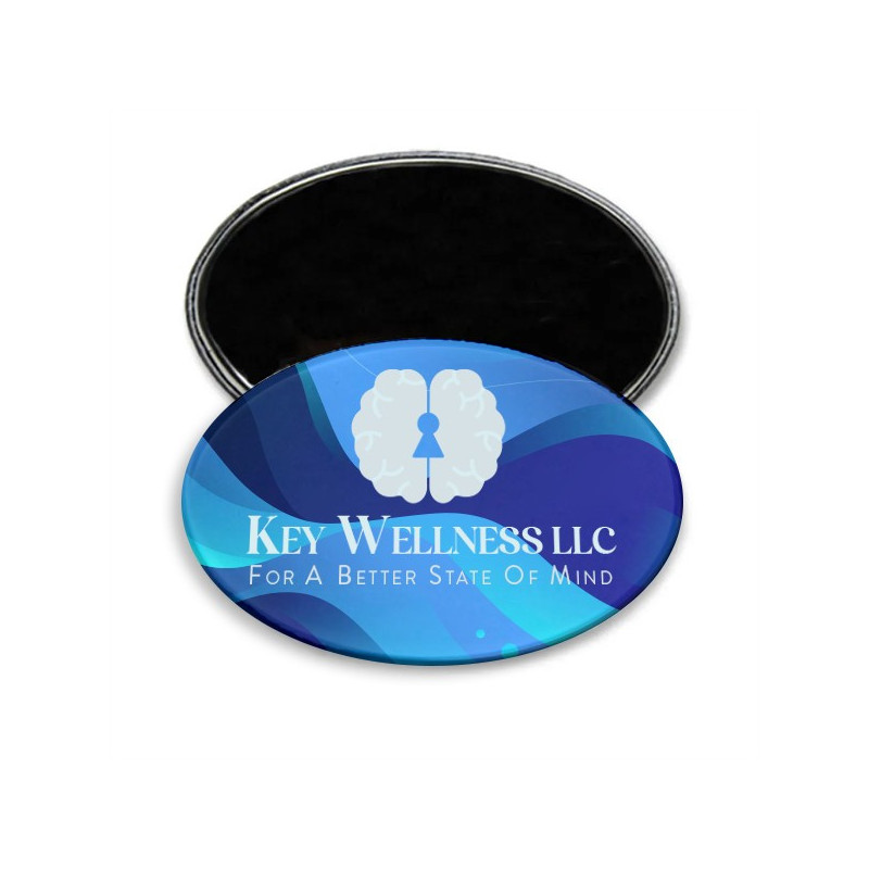 Oval Button w/ Magnet