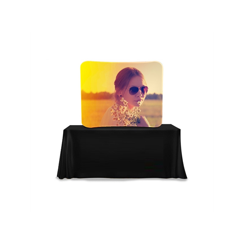 6ft Wave Series Table-Top display - With Graphic