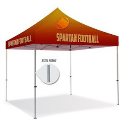 10ft Pop Up Canopy (Steel) - Full Color-Standard