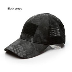 Camouflage Baseball Cap with Adjustable Front Patch