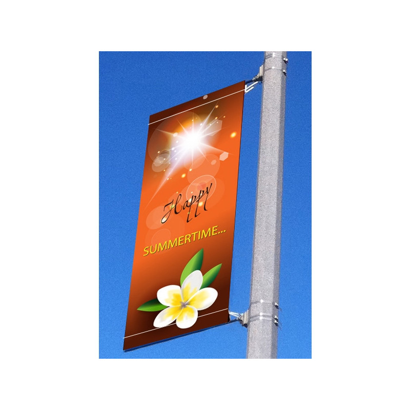 30" Single Sided Pole Banner