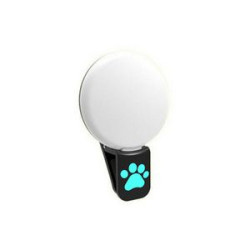 Rechargeable Mini Clip on Selfie Ring Light with USB
