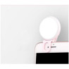 Rechargeable Mini Clip on Selfie Ring Light with USB