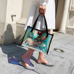 2020 Fashion Tote Bag New Design Tote Bag Pvc Custom Logo Holographic Bags