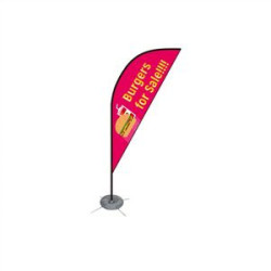 Single Sided Dolphin Flag - Small