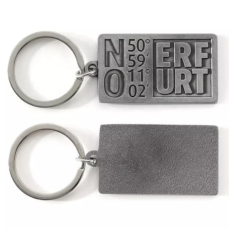 Engraved Metal Keychain
