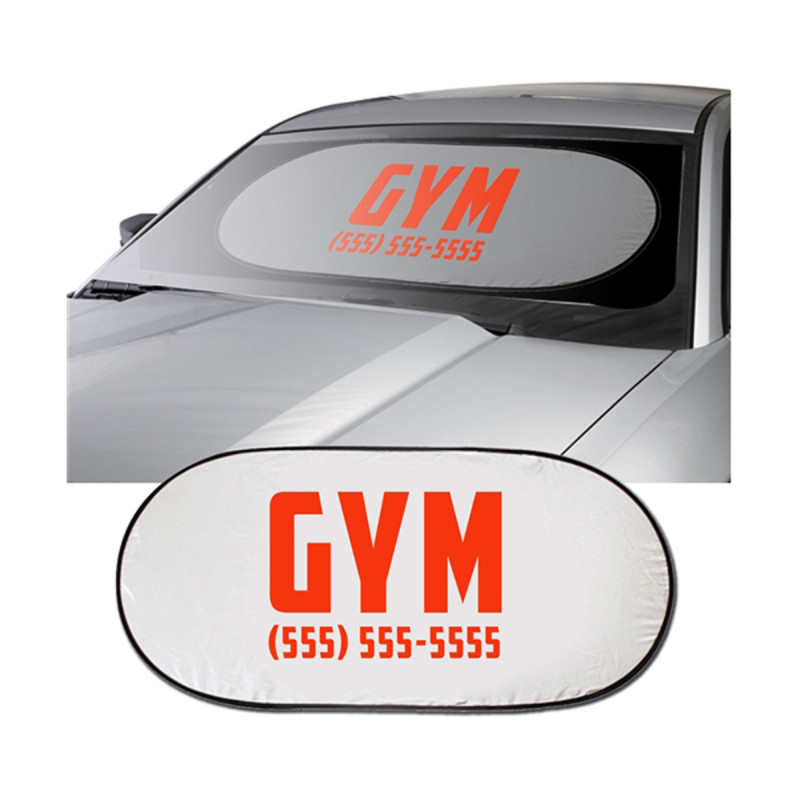 Single Panel Auto Shade - 1-2 Colors
