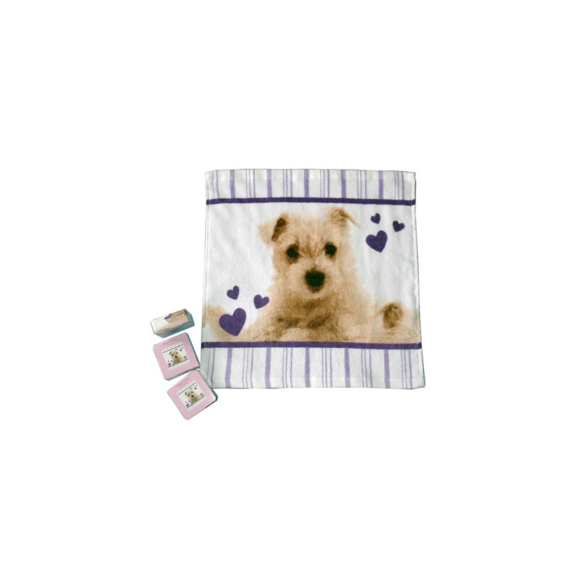 Custom velour towel with digital active printing