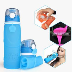 Collapsible Silicone Water Bottle