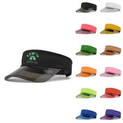 PVC Sunshade Hat Visor Caps