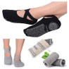 Sleek Strap Design Socks with Comfort Grip